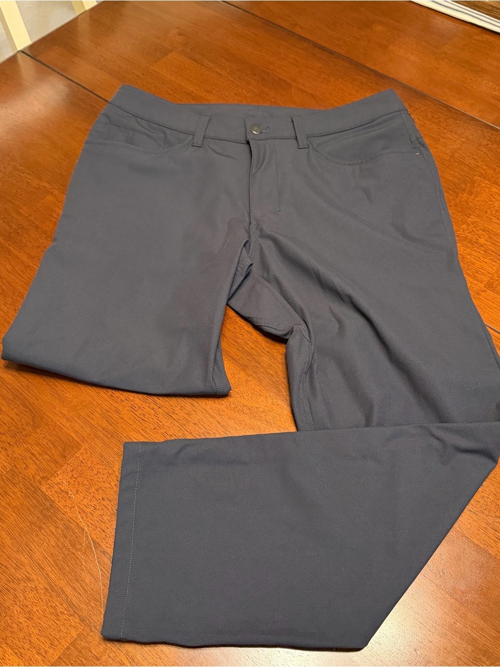 Lululemon Warpstreme ABC Pant Classic Fit Charcoal Mens 31X28 Athleisure M5583S